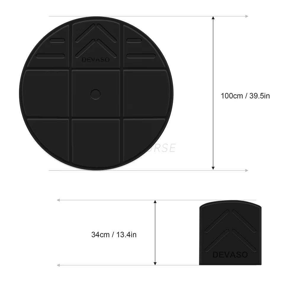 Universal Mat for Apple Vision Pro/ Meta Quest 3S/3 Surrounding Games Standing Motion Simulation round Mat Foldable Mat