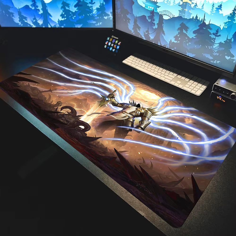 Carpet Mouse HD Custom Gaming Mouse Pad Diablo 3 Desk Gaming Mousepad 400X900 Gamer Mouse Mat Keyboard Set Game Mat Deskmat Xxl