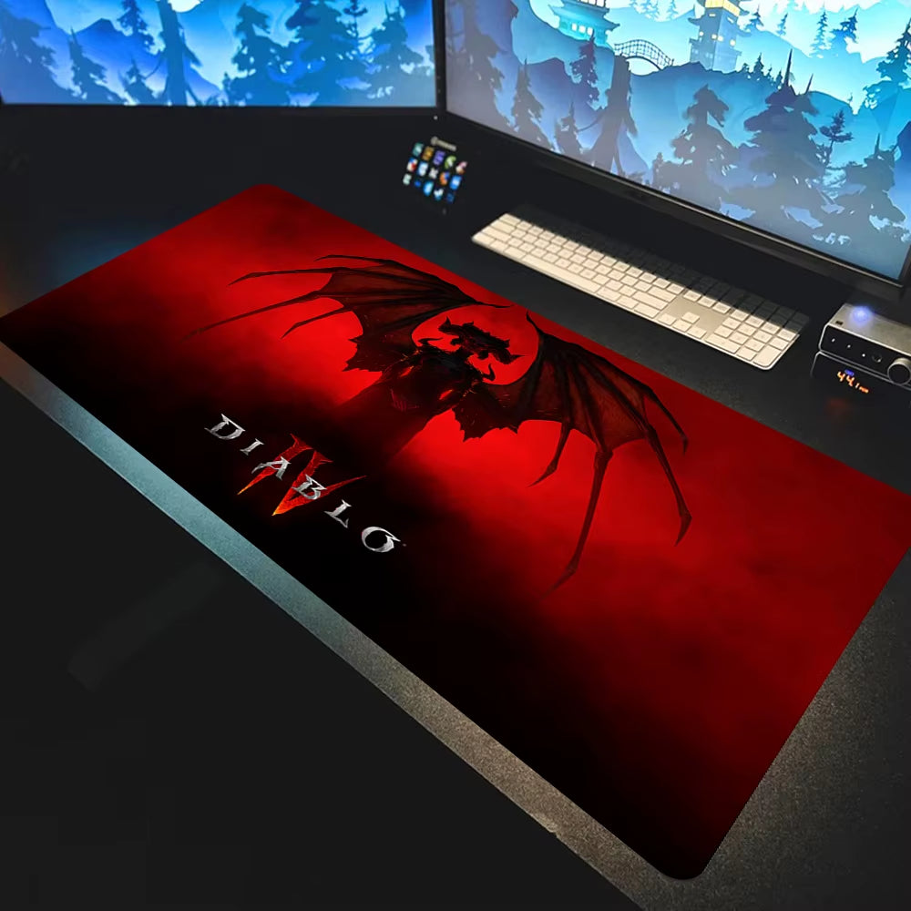 Carpet Mouse HD Custom Gaming Mouse Pad Diablo 3 Desk Gaming Mousepad 400X900 Gamer Mouse Mat Keyboard Set Game Mat Deskmat Xxl