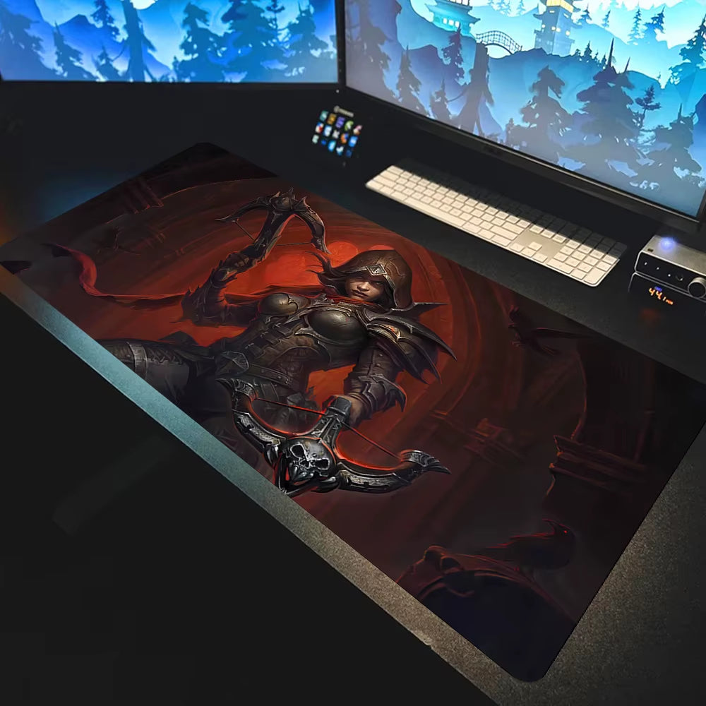 Carpet Mouse HD Custom Gaming Mouse Pad Diablo 3 Desk Gaming Mousepad 400X900 Gamer Mouse Mat Keyboard Set Game Mat Deskmat Xxl