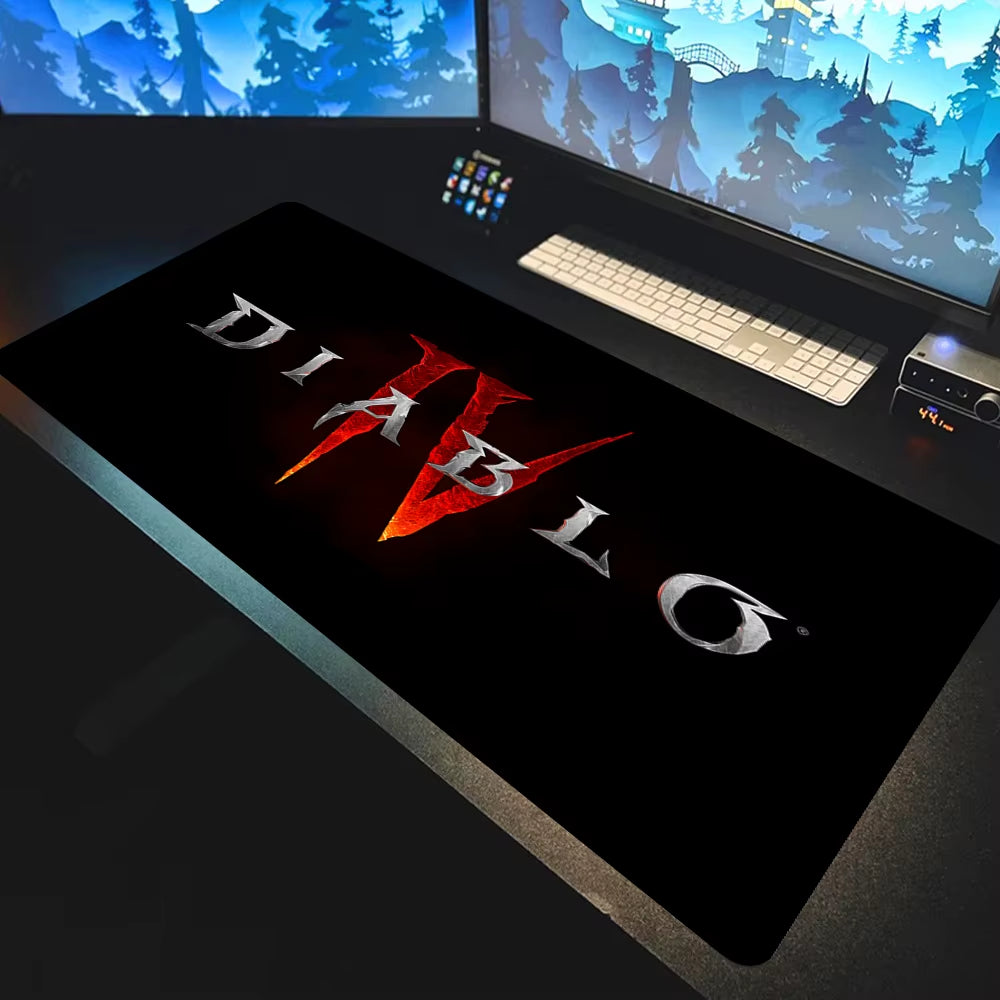 Carpet Mouse HD Custom Gaming Mouse Pad Diablo 3 Desk Gaming Mousepad 400X900 Gamer Mouse Mat Keyboard Set Game Mat Deskmat Xxl
