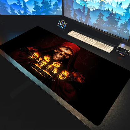 Carpet Mouse HD Custom Gaming Mouse Pad Diablo 3 Desk Gaming Mousepad 400X900 Gamer Mouse Mat Keyboard Set Game Mat Deskmat Xxl