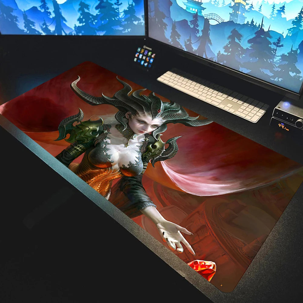 Carpet Mouse HD Custom Gaming Mouse Pad Diablo 3 Desk Gaming Mousepad 400X900 Gamer Mouse Mat Keyboard Set Game Mat Deskmat Xxl