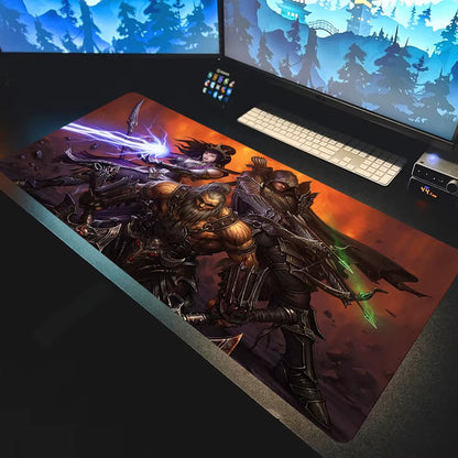 Carpet Mouse HD Custom Gaming Mouse Pad Diablo 3 Desk Gaming Mousepad 400X900 Gamer Mouse Mat Keyboard Set Game Mat Deskmat Xxl