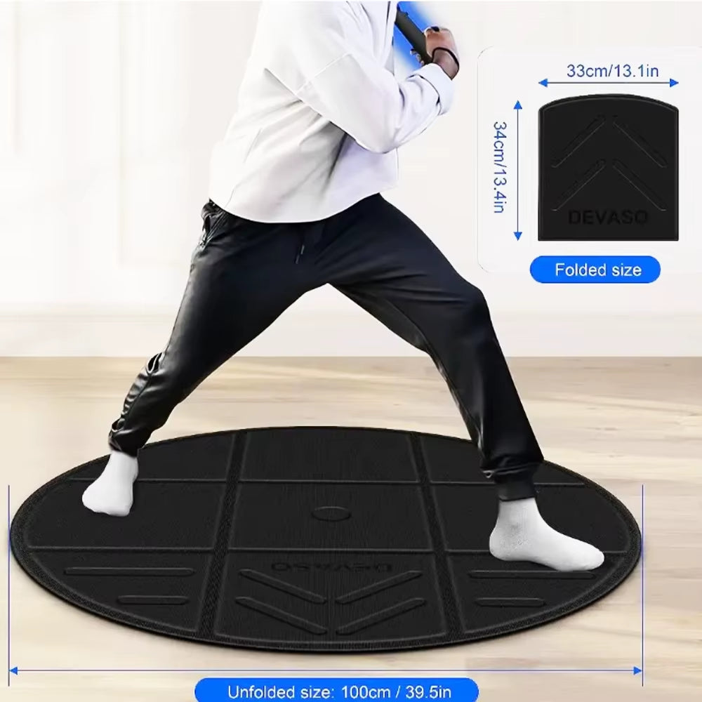 Universal  Mat for Apple Vision Pro/ Meta Quest 3S/3 Surrounding Games Standing Motion Simulation round Mat Foldable  Mat