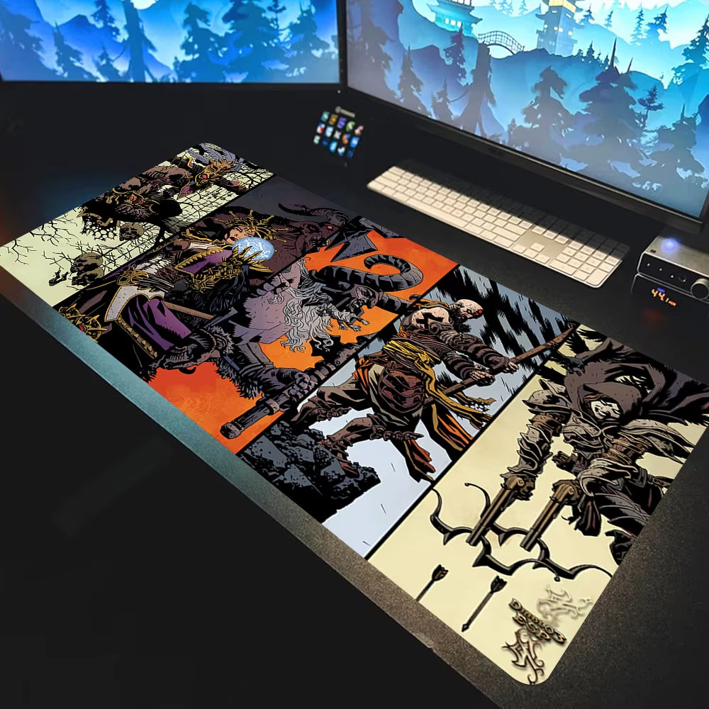 Carpet Mouse HD Custom Gaming Mouse Pad Diablo 3 Desk Gaming Mousepad 400X900 Gamer Mouse Mat Keyboard Set Game Mat Deskmat Xxl